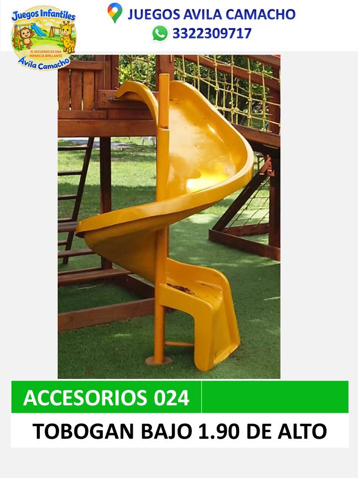 tobogan 1.90 abierto